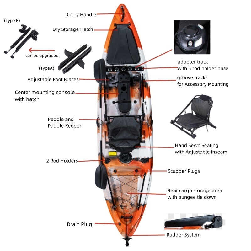LSF One Person One Seating 13F - Fishing Kayak Sit In ulasan dan harga