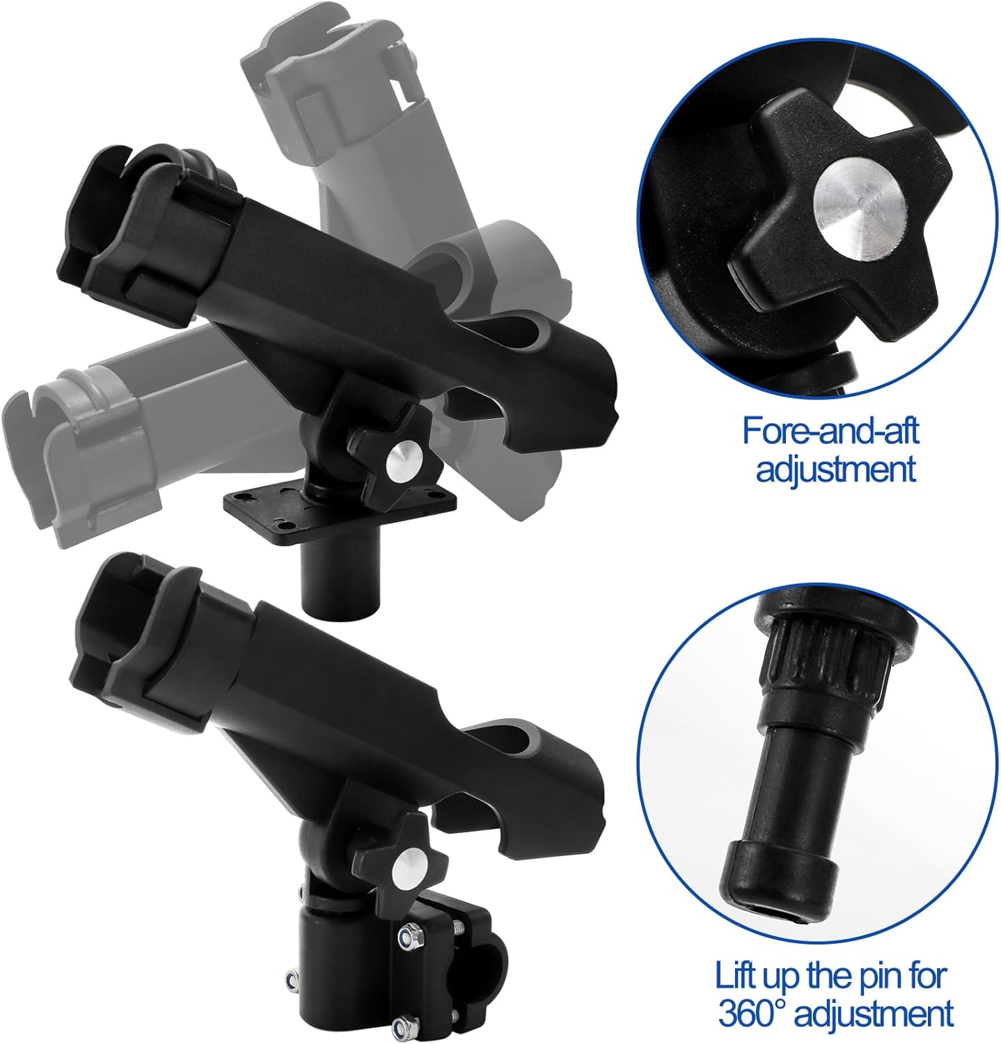 2 Pack Fishing Rod Holder with - Fishing Kayak Rod Holder ulasan dan harga
