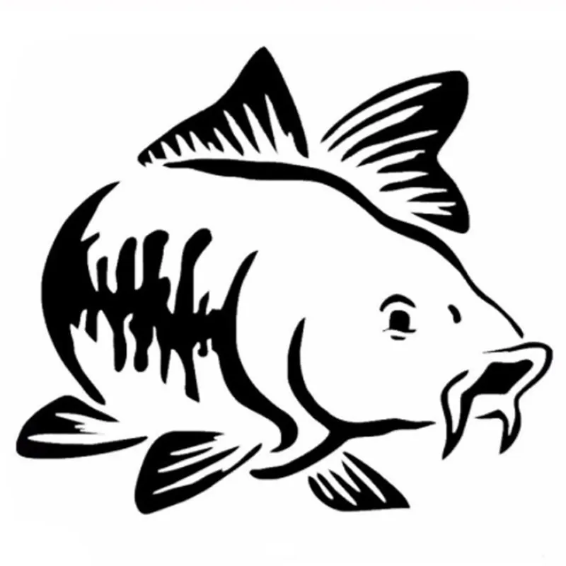 Car Sticker Cartoon Carp Fishi - Fishing Kayak Sit On Top ulasan dan harga