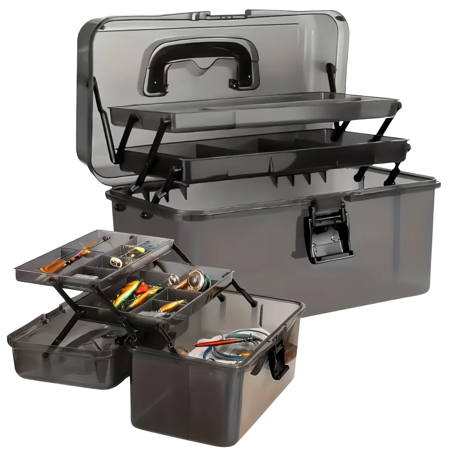 Durable PE Fishing Gear Box |  - Fishing Kayak Crate ulasan dan harga
