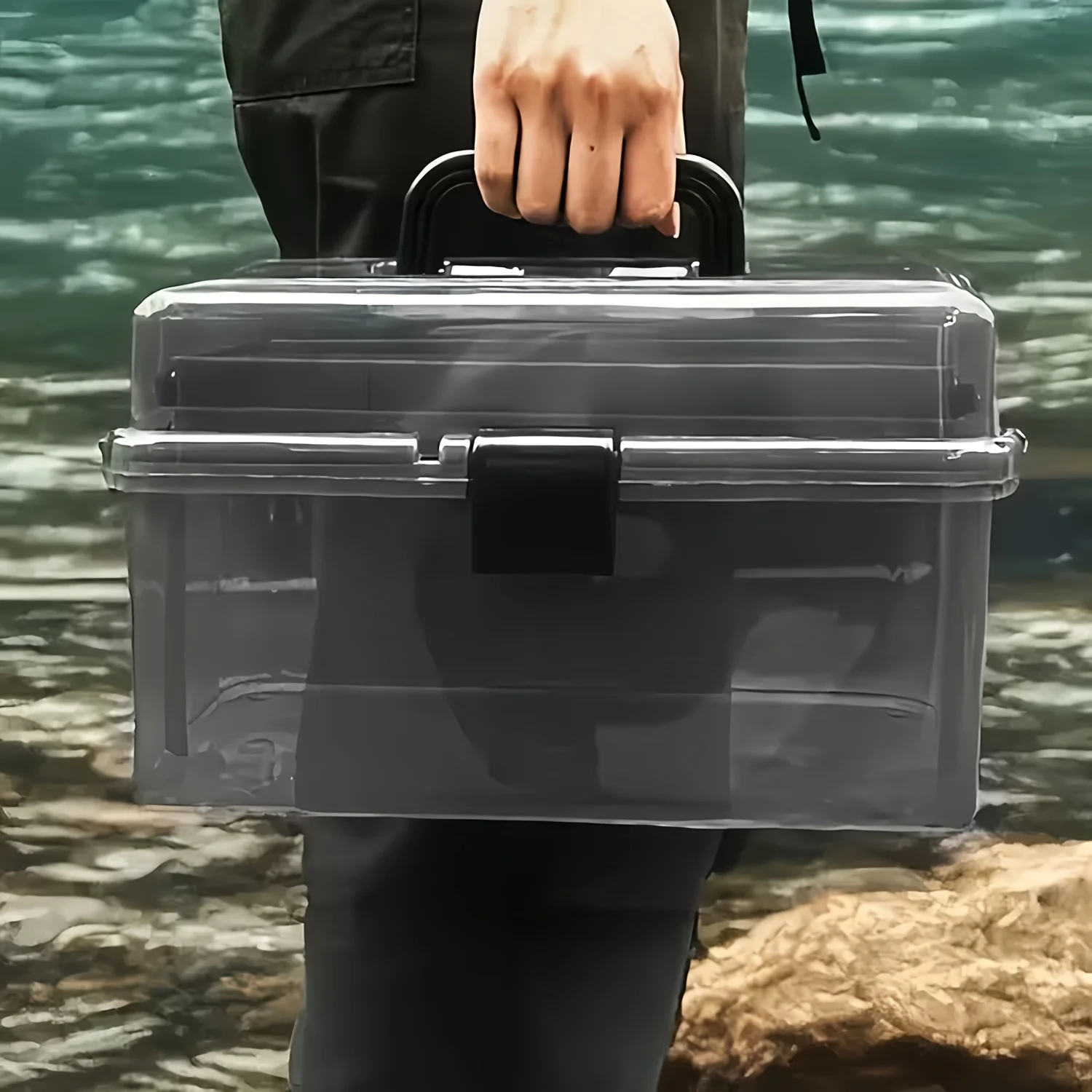 Durable PE Fishing Gear Box |  - Fishing Kayak Crate ulasan dan harga