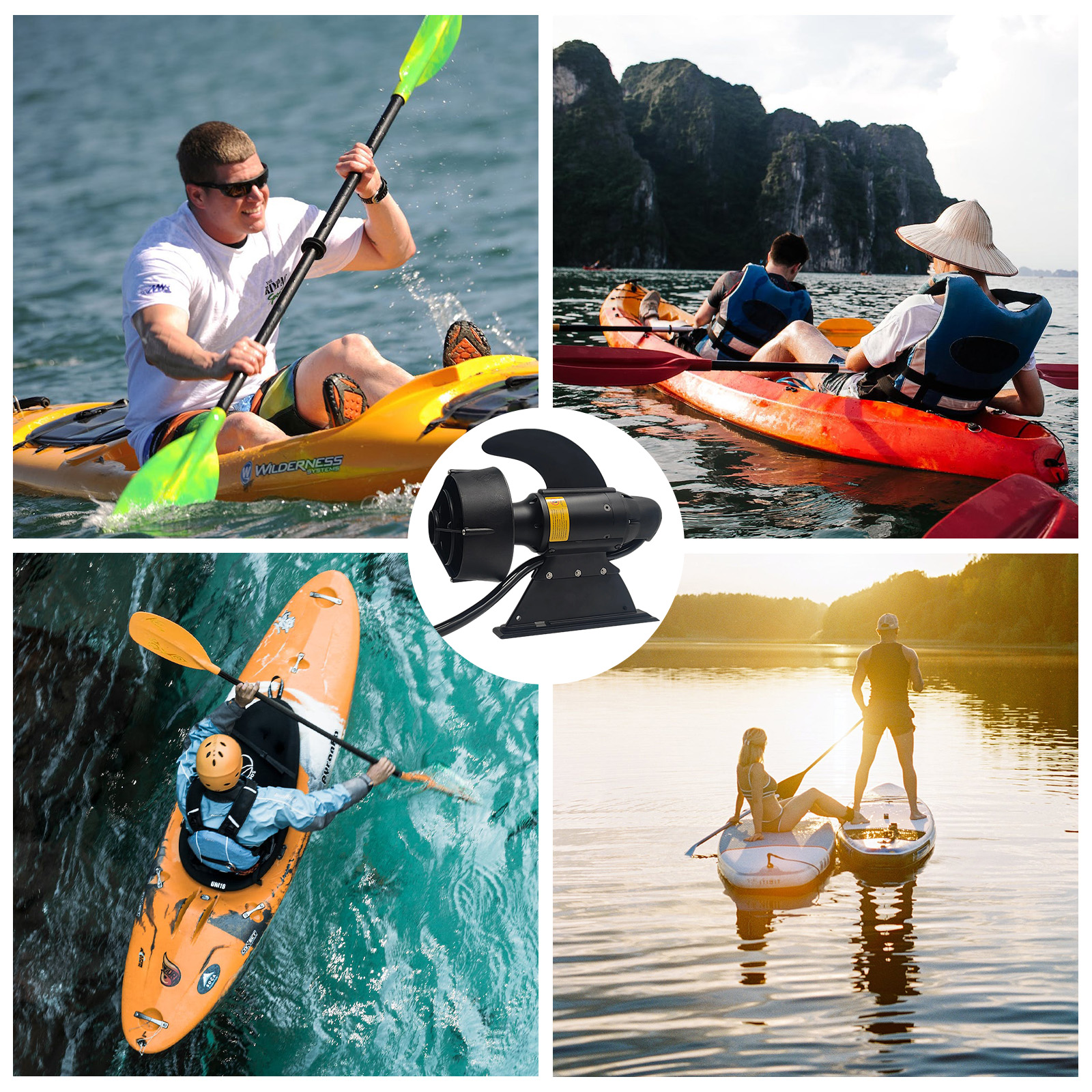 380W 600W Electric Fins Stand  - Fishing Kayak Storage Bag ulasan dan harga