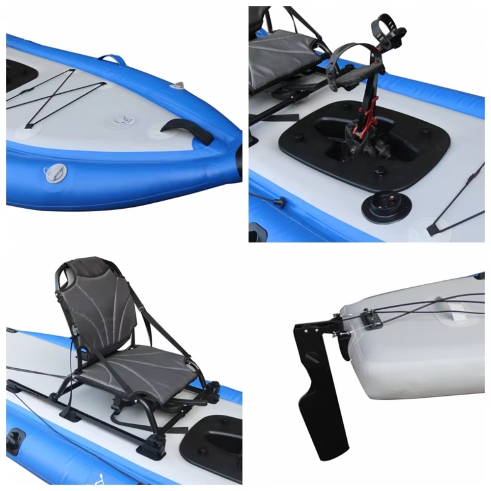 12ft Single Sit-On-Top Inflata - Fishing Kayak Sit In ulasan dan harga