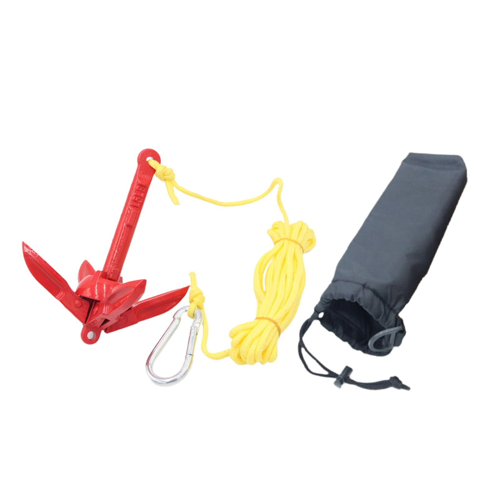 0.7kg Carbon Steel Folding Anc - Fishing Kayak Anchor ulasan dan harga