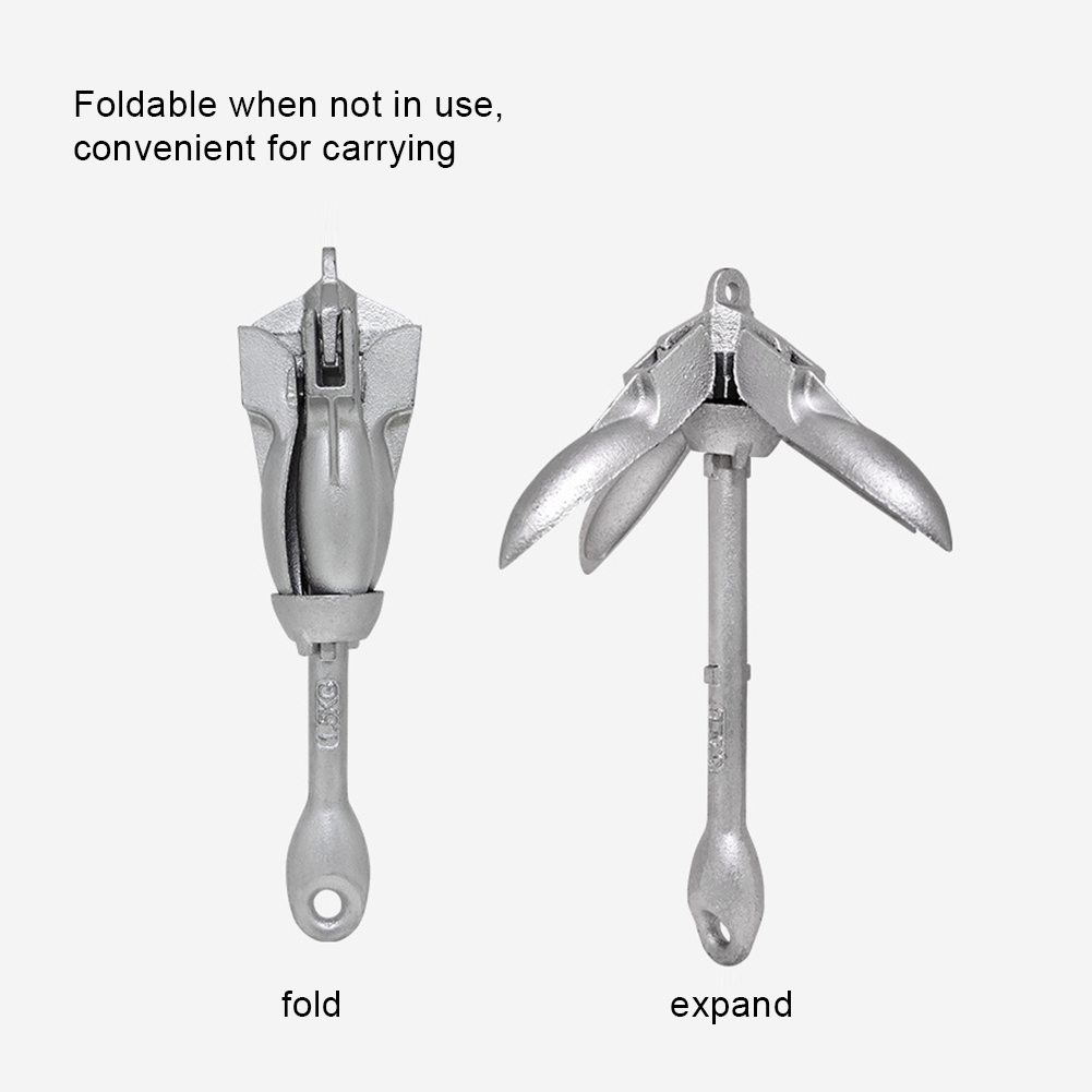 0.7KG 1.5KG Grapnel Anchor wit - Fishing Kayak Anchor ulasan dan harga