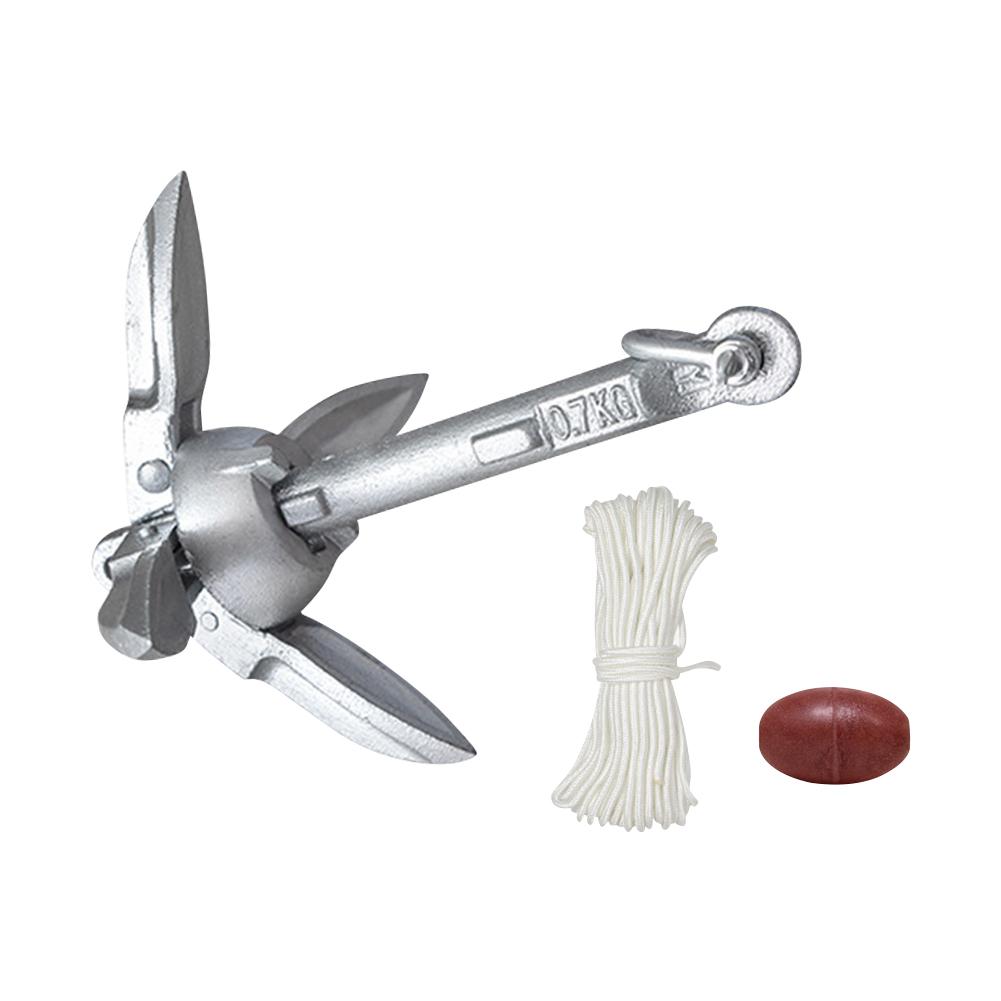 0.7KG 1.5KG Grapnel Anchor wit - Fishing Kayak Anchor ulasan dan harga