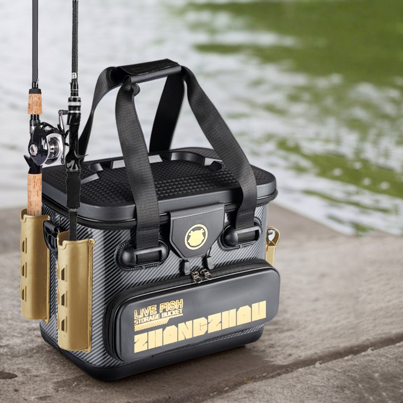 EVA Fishing Barrel Live Fish B - Fishing Kayak Crate ulasan dan harga