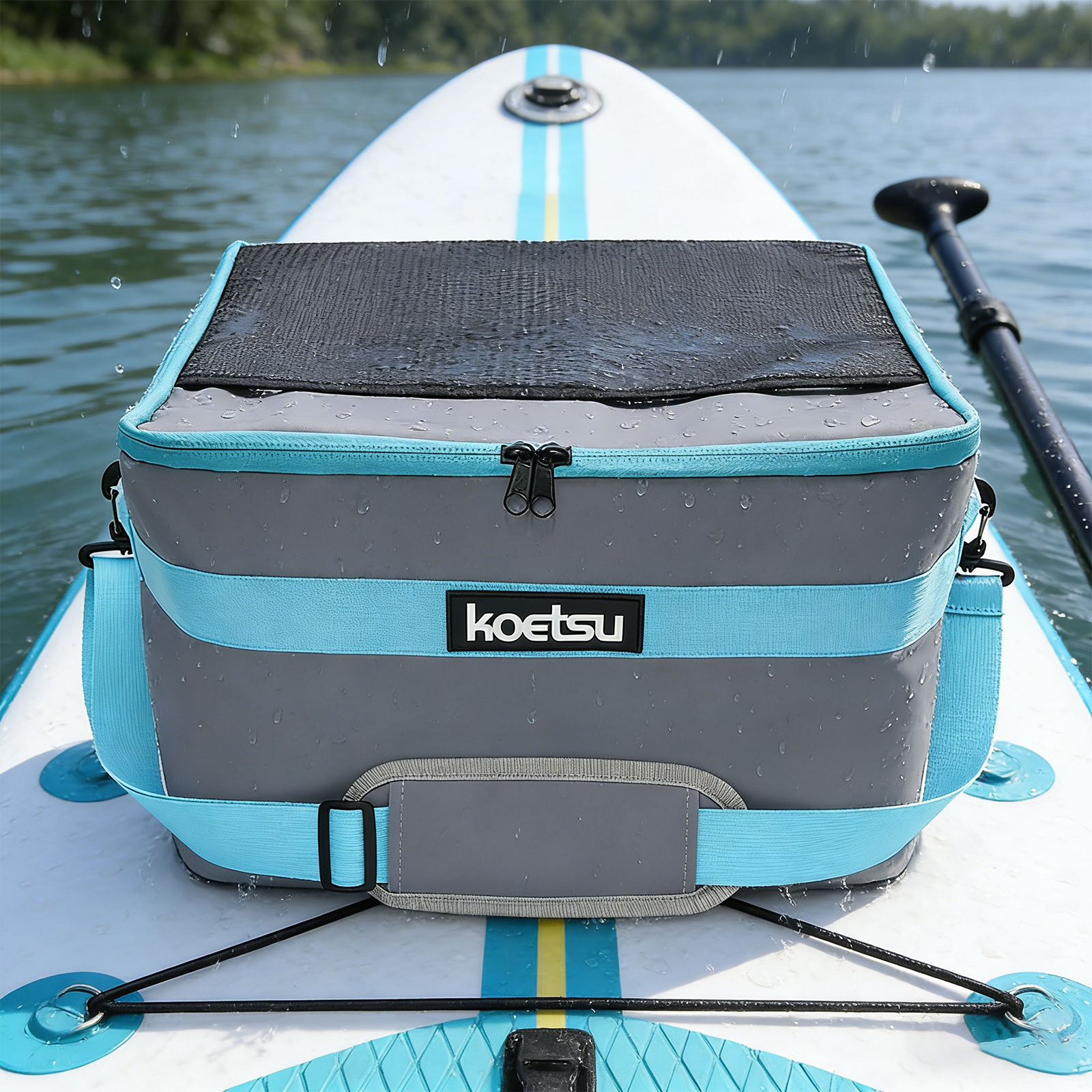 Insulated Paddleboard Cooler w - Fishing Kayak Paddle ulasan dan harga