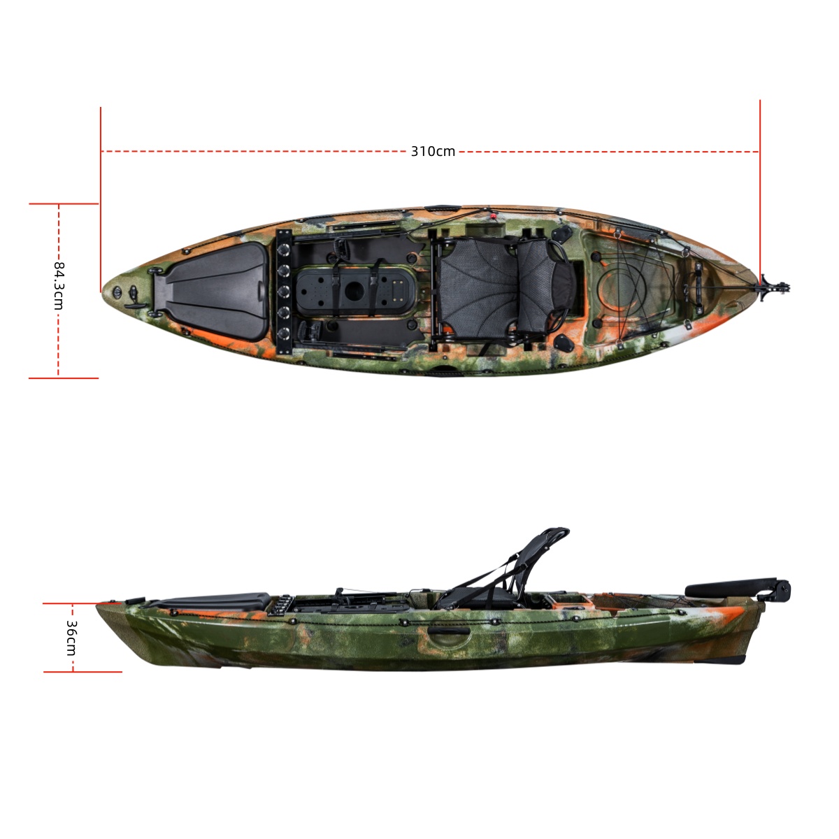 LSF First-class Single Fishing - Fishing Kayak Seat ulasan dan harga