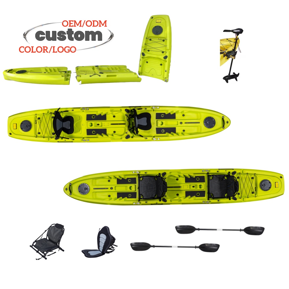 New Modular Tandem Double Sit- - Fishing Kayak Sit In ulasan dan harga