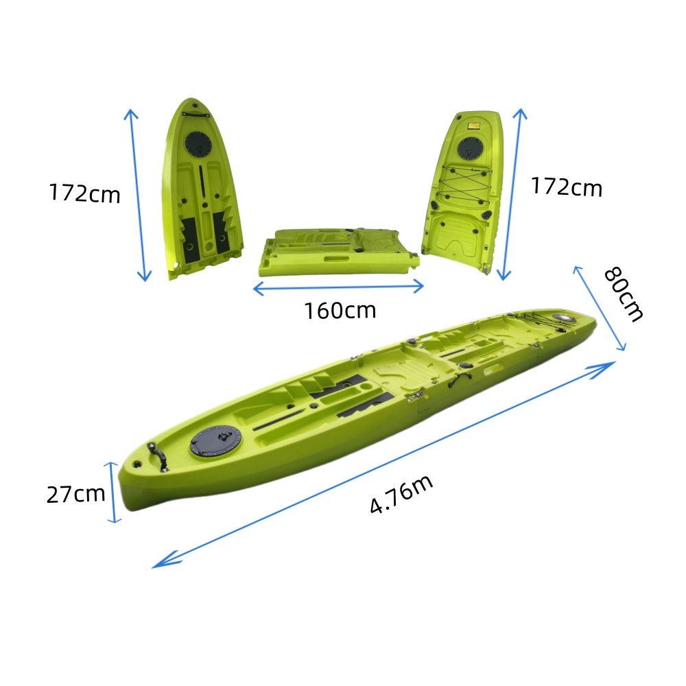 New Modular Tandem Double Sit- - Fishing Kayak Sit In ulasan dan harga